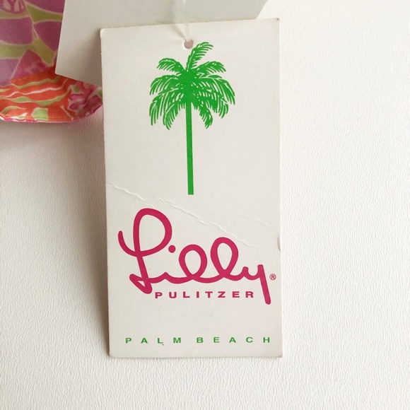 NWT Lilly Pulitzer "Lilly Capris" in Guava Green Frogs Palm Trees Foliage Sz 4 - Picture 8 of 10